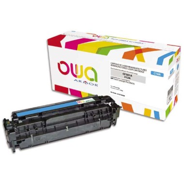 Toner ARMOR cyan compatible HP 312A  - Fiducial