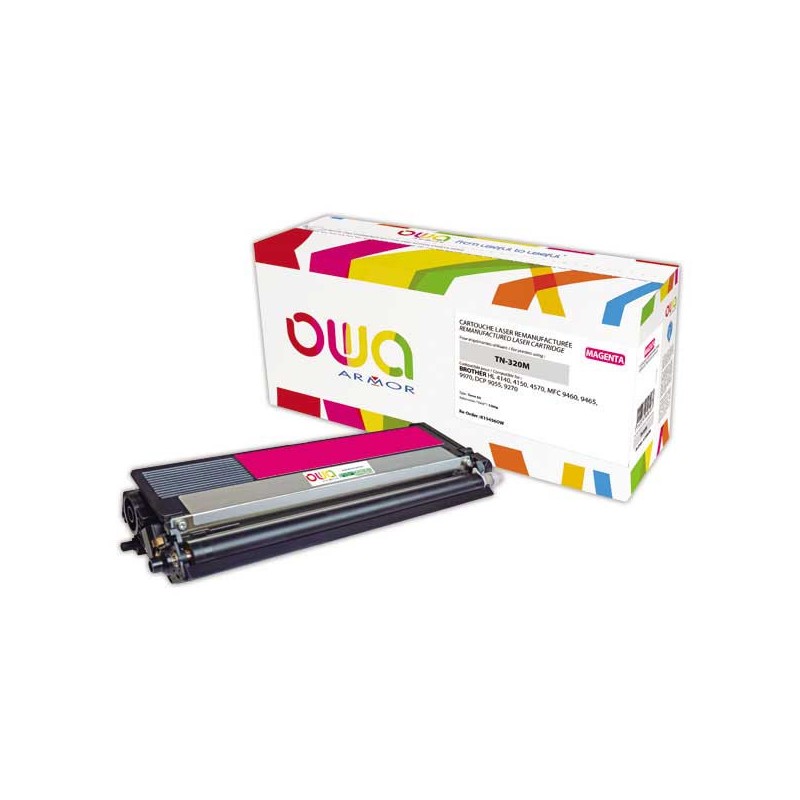 Toner ARMOR équiv. BROTHER TN320M magenta  - Fiducial