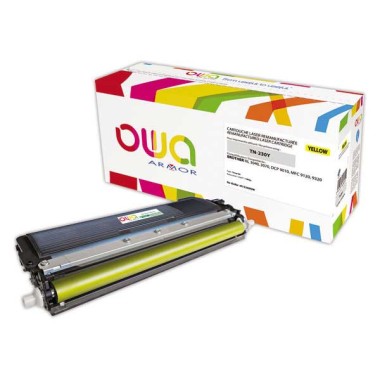 Toner BROTHER TN230Y jaune compatible ARMOR  - Fiducial