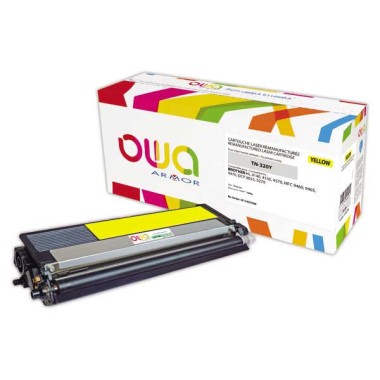 Toner ARMOR équiv. BROTHER TN320Y jaune  - Fiducial