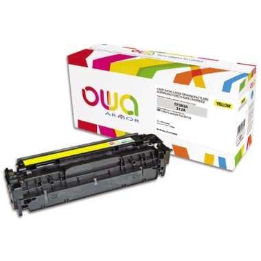 Toner ARMOR jaune compatible HP 312A  - Fiducial