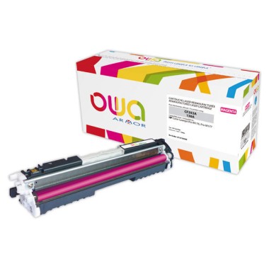 Toner OWA équivalent HP 130A - CF353A magenta  - Fiducial