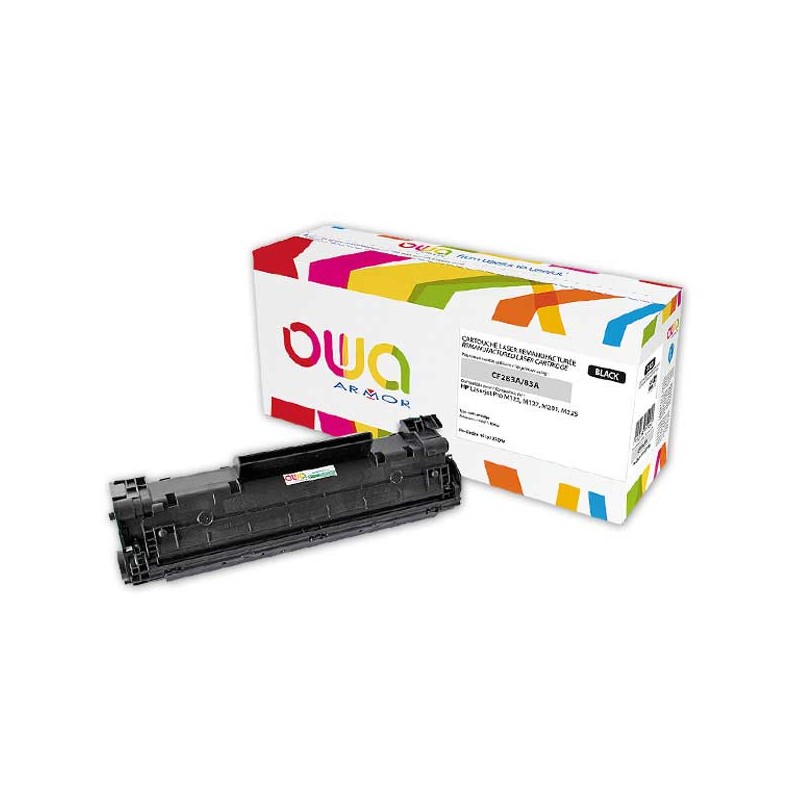 Toner ARMOR noir compatible HP 83A  - Fiducial