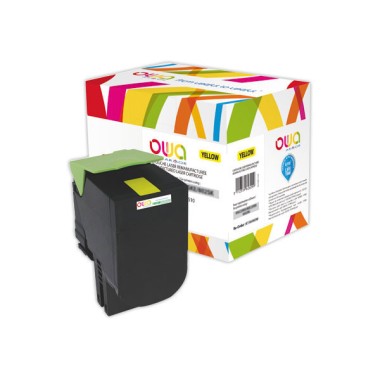 Toner equiv. Armor LEXMARK 80C2HY0 jaune  - Fiducial