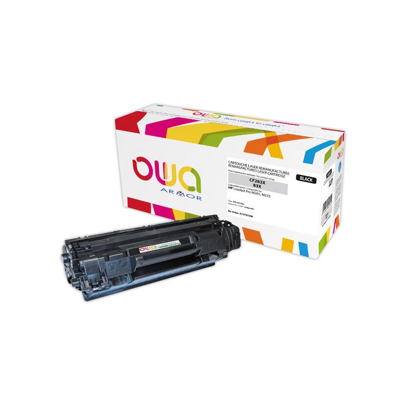 Toner ARMOR noir compatible HP 83X  - Fiducial