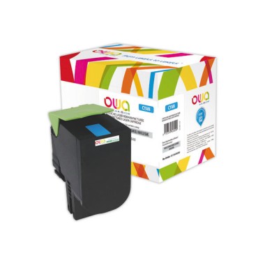 Toner LEXMARK 802 cyan 80C2SC0 compatible ARMOR  - Fiducial