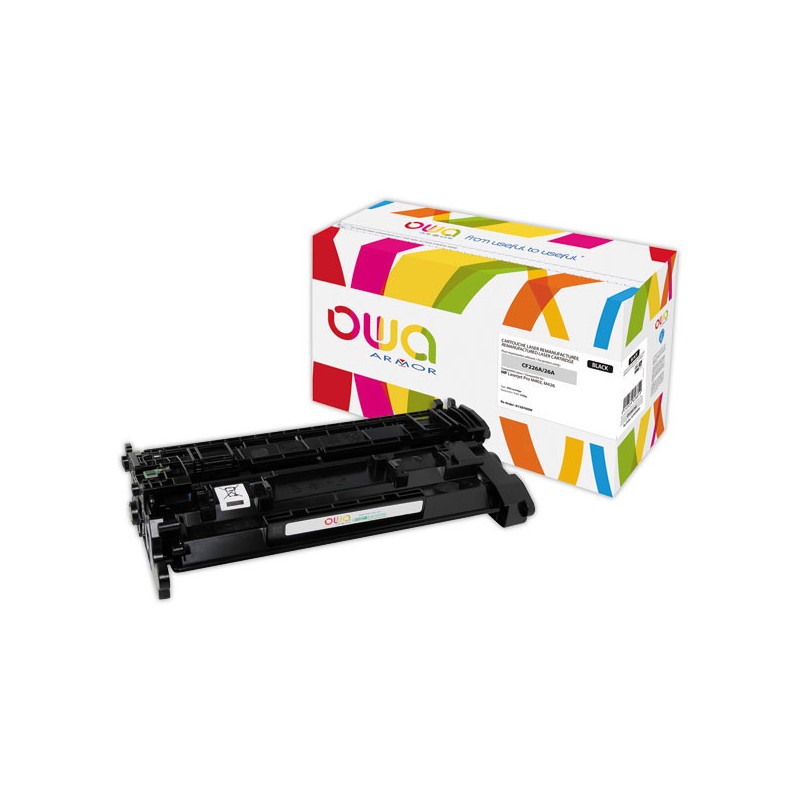 Toner ARMOR noir compatible HP 26A  - Fiducial