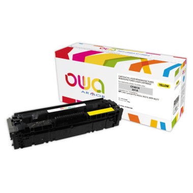 Toner ARMOR jaune compatible HP CF402A  - Fiducial