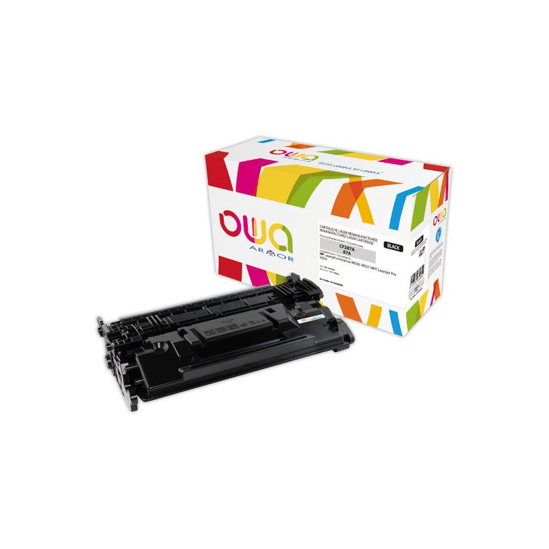 Toner ARMOR noir compatible HP 87A CF287A  - Fiducial