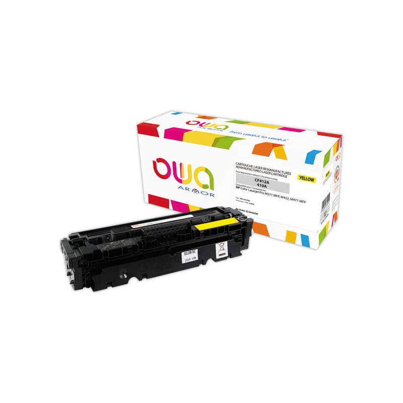 Toner ARMOR jaune compatible HP 410A  - Fiducial