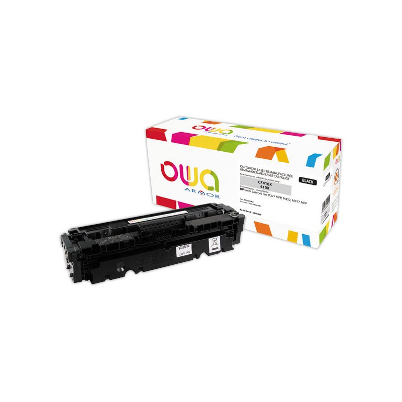 Toner ARMOR noir compatible HP 410X  - Fiducial