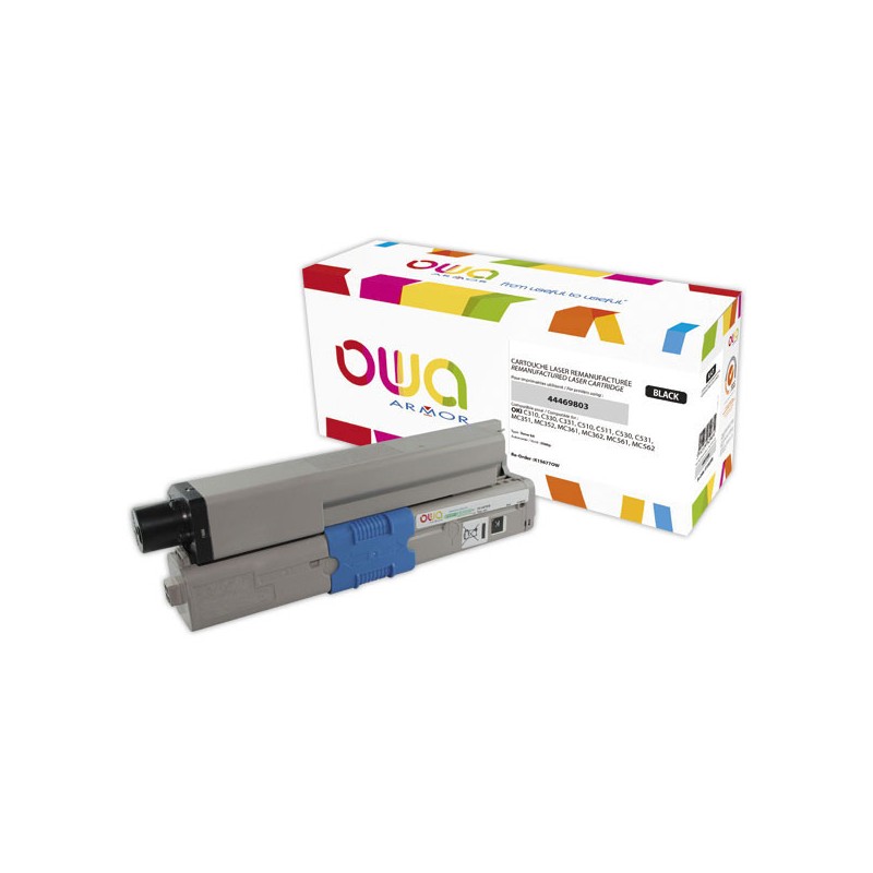 Toner ARMOR Oki 44469803 - noir  - Fiducial