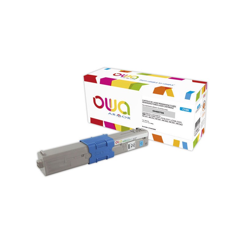 Toner ARMOR Oki 44469706 - cyan  - Fiducial
