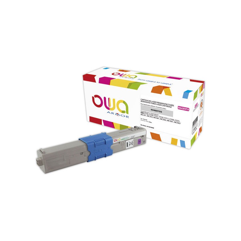 Toner ARMOR Oki 44469705 - magenta  - Fiducial