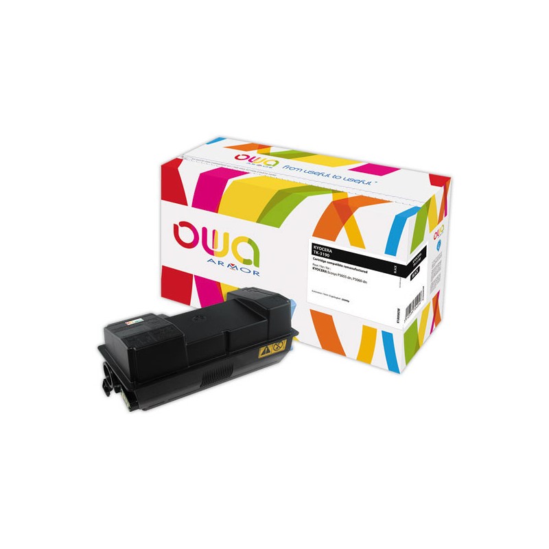 Toner ARMOR équiv. KYOCERA TK3190 Noir  - Fiducial