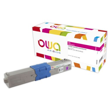 Toner ARMOR équiv. OKI 44973534 magenta  - Fiducial