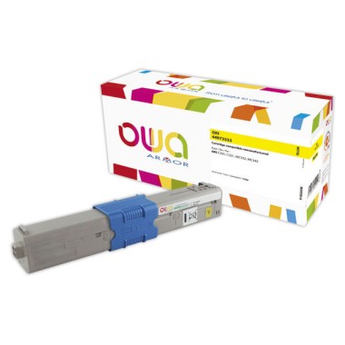 Toner ARMOR équiv. OKI 44973533 jaune  - Fiducial