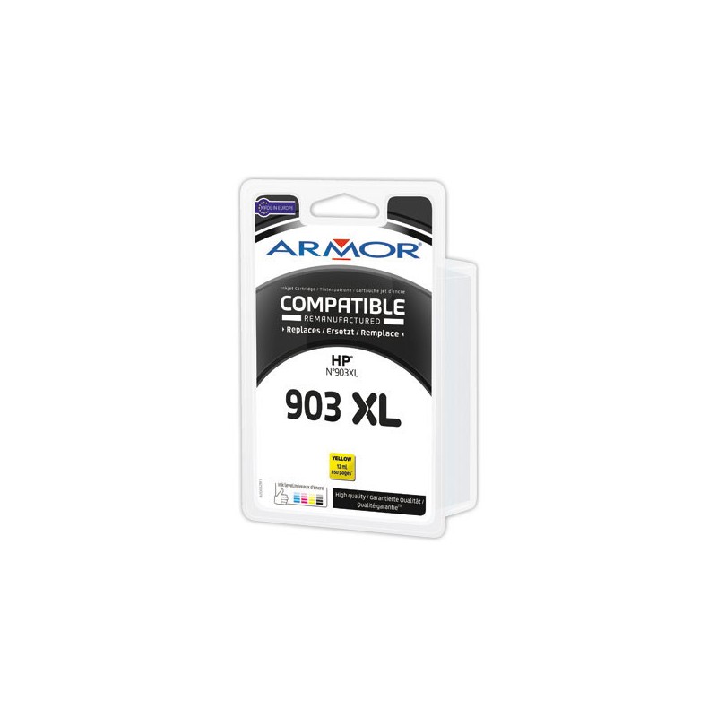 Cartouche d'encre ARMOR jaune compatible HP 903XL  - Fiducial