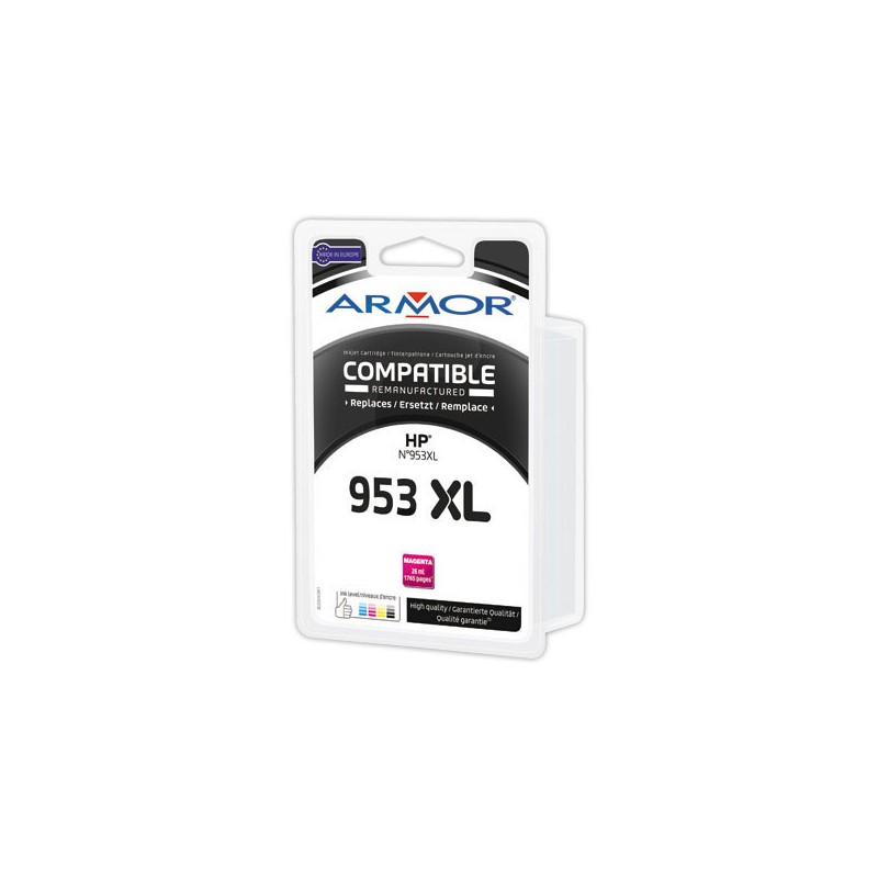 Cartouche d'encre ARMOR magenta compatible HP 953XL  - Fiducial