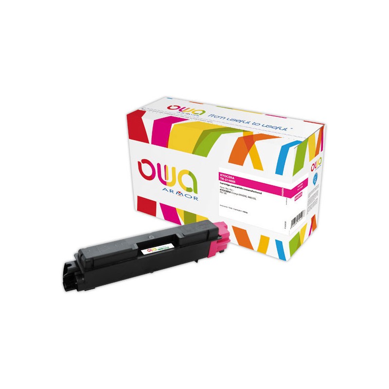 Toner ARMOR équivalent KYOCERA TK-5140M MAGENTA  - Fiducial