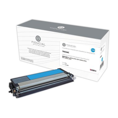 Toner FIDUCIAL équiv. BROTHER TN326C cyan  - Fiducial