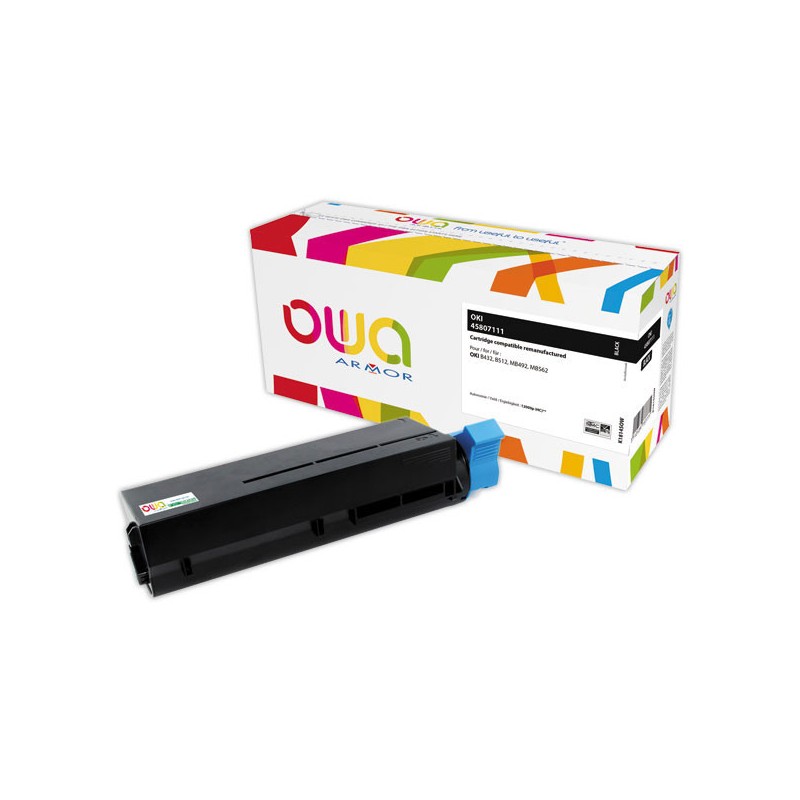Toner ARMOR équiv. OKI 45807111 noir  - Fiducial