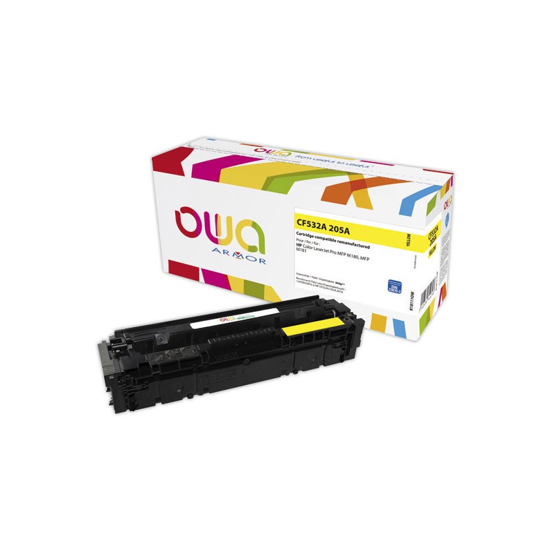 Toner ARMOR jaune compatible HP 205A  - Fiducial