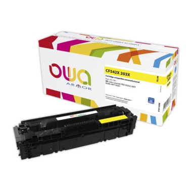 Toner ARMOR jaune compatible HP 203X  - Fiducial