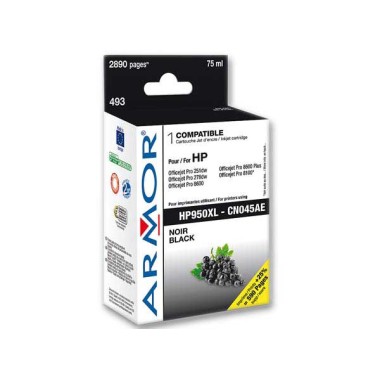 Cartouche d'encre ARMOR noire compatible HP 950XL  - Fiducial