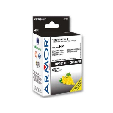 Cartouche d'encre ARMOR jaune compatible HP 951XL  - Fiducial
