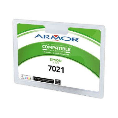 Cartouche ARMOR équiv. Epson T7021 noir  - Fiducial