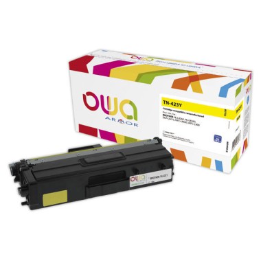 Toner ARMOR équiv. BROTHER TN423 jaune  - Fiducial