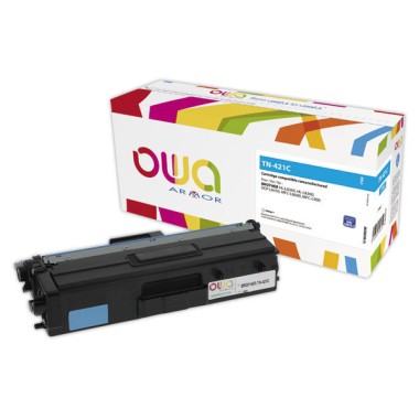 Toner ARMOR équiv. BROTHER TN421 cyan  - Fiducial
