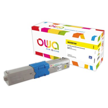 Toner ARMOR Oki 46508709 - YELLOW  - Fiducial
