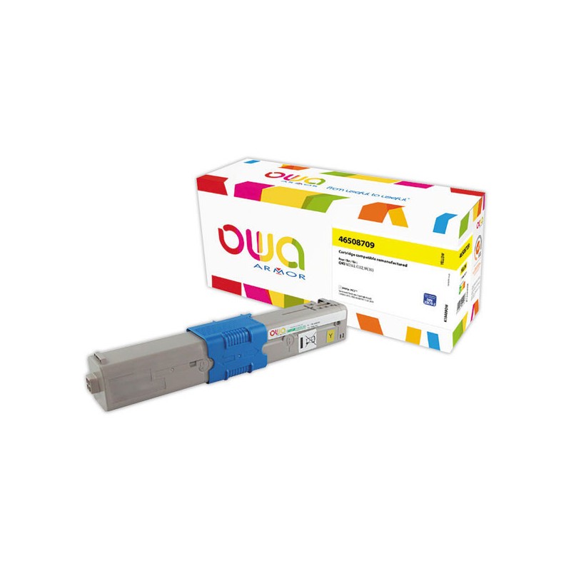 Toner ARMOR Oki 46508709 - YELLOW  - Fiducial