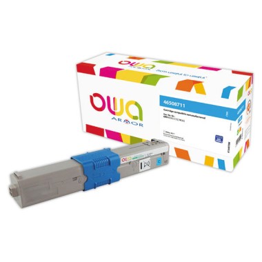 Toner ARMOR Oki 46508712 - CYAN  - Fiducial