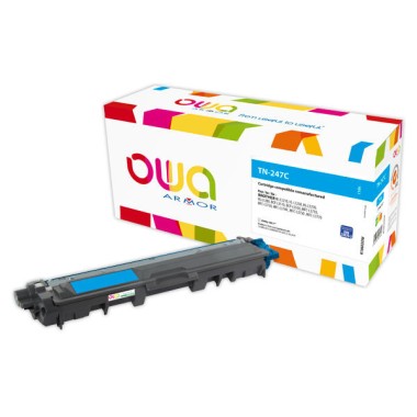 Toner ARMOR équiv. Brother TN247 Cyan  - Fiducial