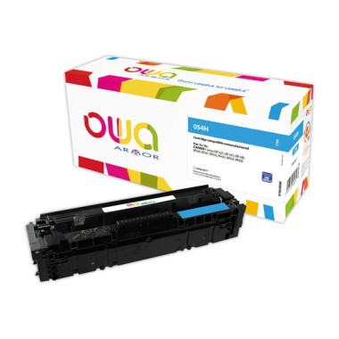 Toner ARMOR cyan compatible CANON 054H  - Fiducial
