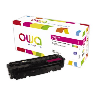 Toner ARMOR magenta compatible HP 415XW2033X  - Fiducial