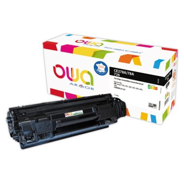 Cartouche equi. HP CE278A HP78A, Canon726 noire APF  - Fiducial