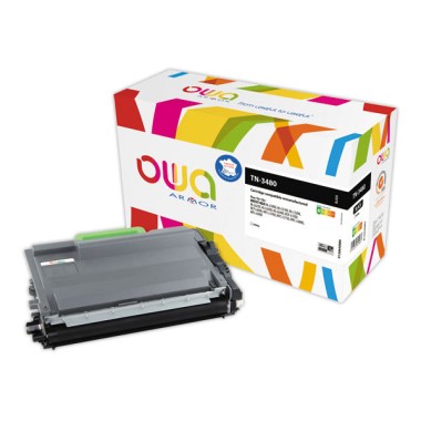 Cartouche equi. Brother TN3480 noire HC APF  - Fiducial