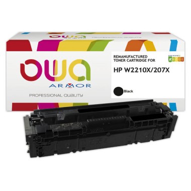 Toner ARMOR noir compatible HP 207X W2210X  - Fiducial