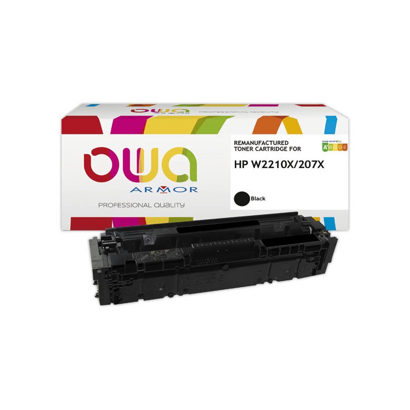 Toner ARMOR noir compatible HP 207X W2210X  - Fiducial