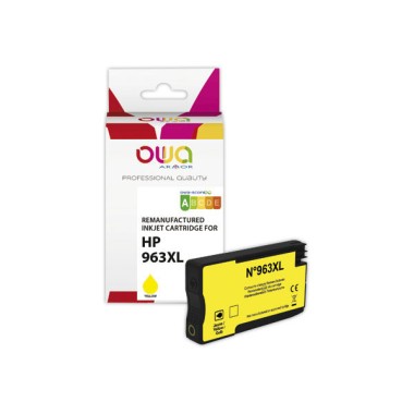 Cartouche d'encre ARMOR jaune compatible HP963XL  - Fiducial