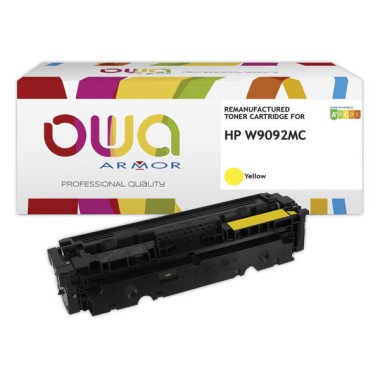 Toner OWA équivalent HP W9092MC Jaune  - Fiducial