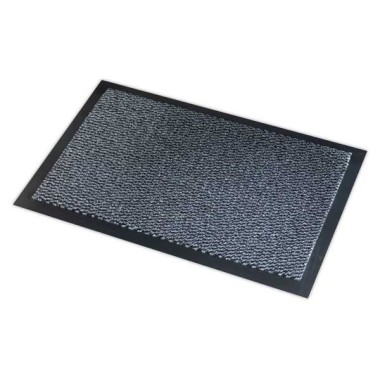 Tapis d'entrée 60 x 90 cm gris noir  - Fiducial