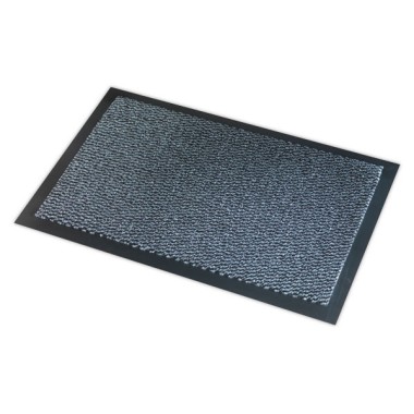 Tapis d'entrée 90 x 150 cm gris noir  - Fiducial