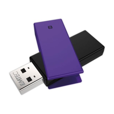 Clé USB ECO C350 8Go 2.0 Violette  - Fiducial