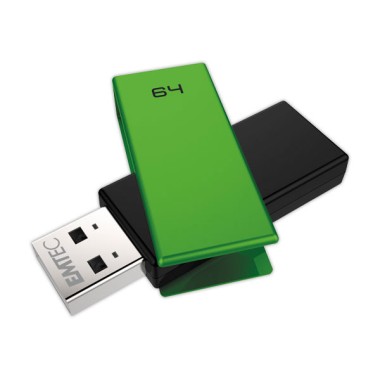 Clé USB ECO C350 64Go 2.0 Verte  - Fiducial