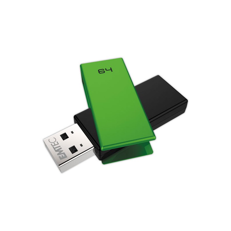 Clé USB ECO C350 64Go 2.0 Verte  - Fiducial